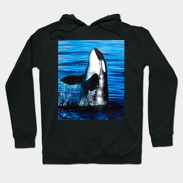 Orca Killer Whale Hoodie by Lady Lilac